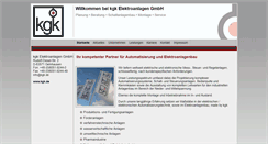 Desktop Screenshot of kgk.de