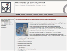 Tablet Screenshot of kgk.de
