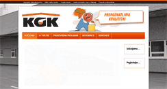 Desktop Screenshot of kgk.hr