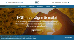 Desktop Screenshot of kgk.se