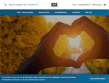 Tablet Screenshot of kgk.se