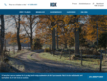 Tablet Screenshot of kgk.no
